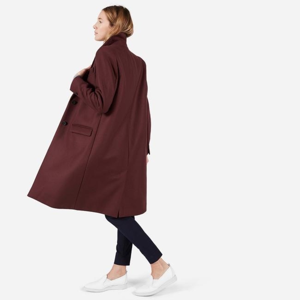 NEW Everlane Wool Overcoat XS